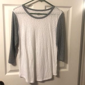 J Crew Baseball tee